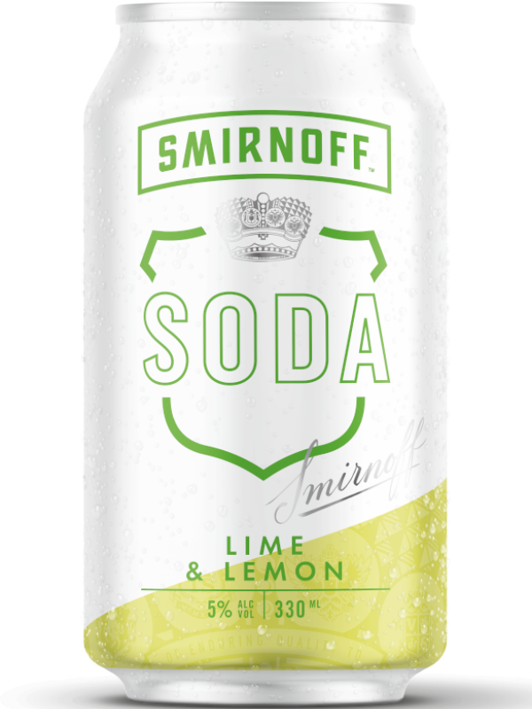 SMIRNOFF SODA LIME & LEMON